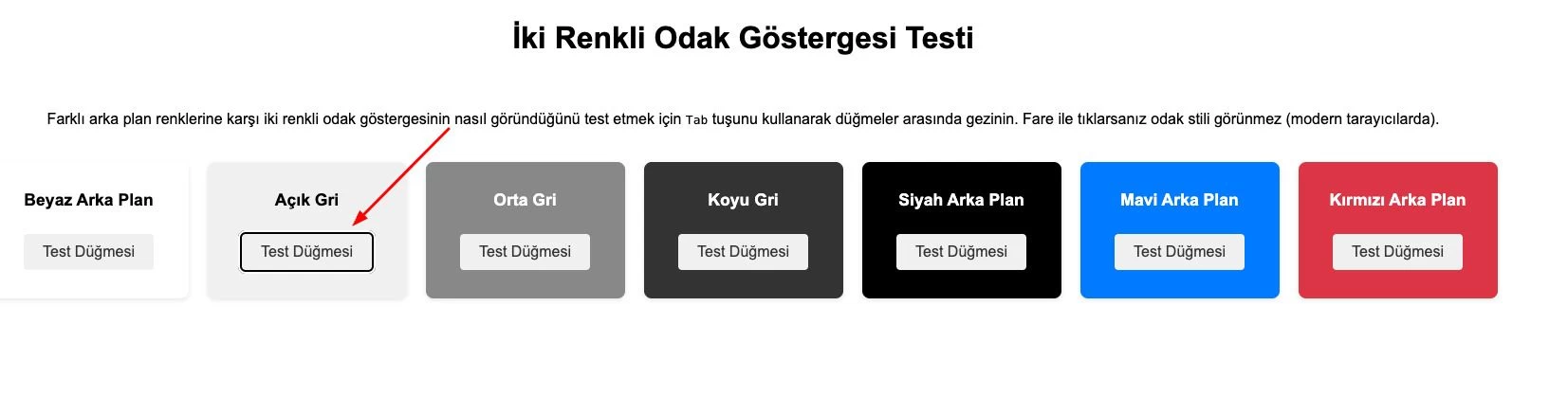 WCAG 2.2 uyumlu özel odak göstergeleri oluşturma